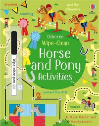 Cover image for Wipe-Clean Horse and Pony Activities