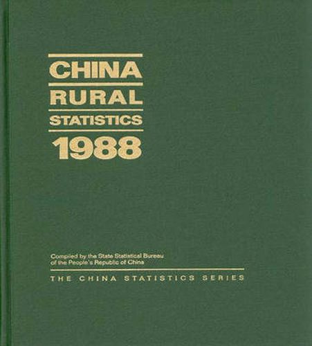 Cover image for China Rural Statistics 1988