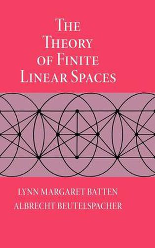 Cover image for The Theory of Finite Linear Spaces: Combinatorics of Points and Lines