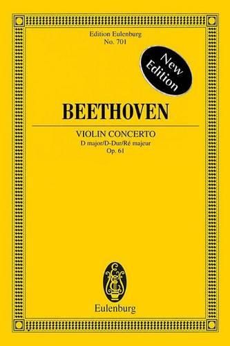 Cover image for Violin Concerto In D Major Op.61