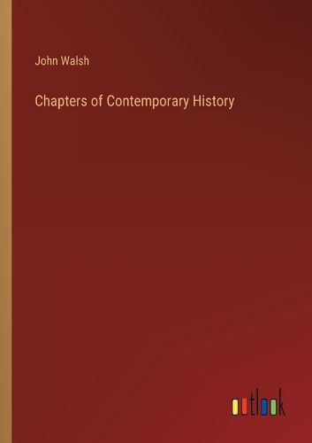 Cover image for Chapters of Contemporary History