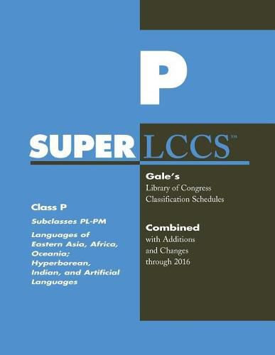 SUPERLCCS: Class P: Subclasses PL-PM: Languages of Eastern Asia, Africa, Oceania; Hyperborean, Indian and Art