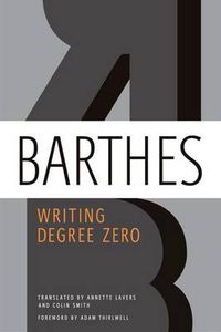 Cover image for Writing Degree Zero