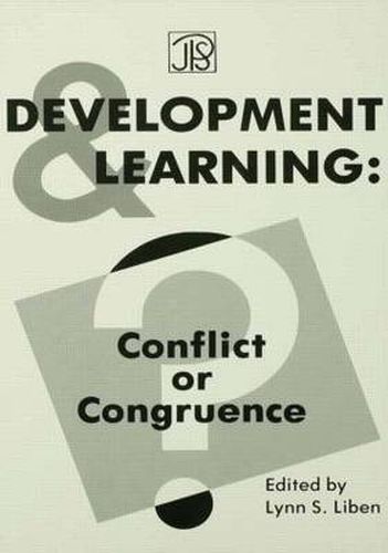 Cover image for Development and Learning:: Conflict or Congruence