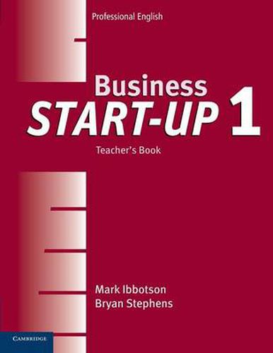 Cover image for Business Start-Up 1 Teacher's Book