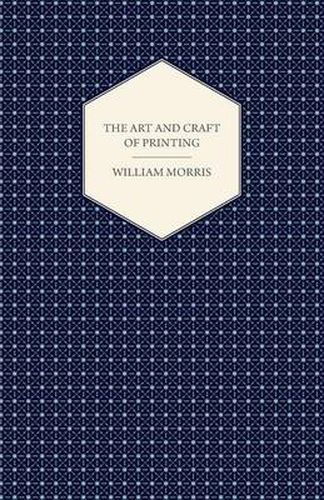 Cover image for The Art and Craft of Printing