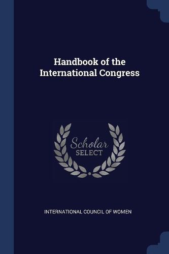 Cover image for Handbook of the International Congress