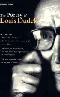 Cover image for The Poetry of Louis Dudek: Definitive Collection