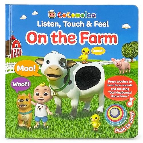 Cover image for Cocomelon Listen, Touch & Feel on the Farm