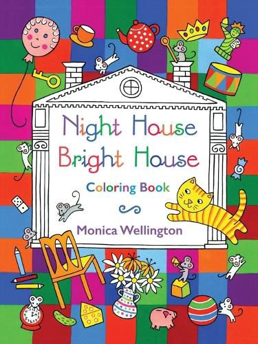Cover image for Night House Bright House Coloring Book