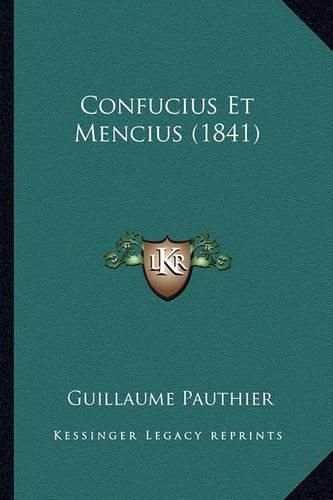 Confucius Et Mencius (1841)