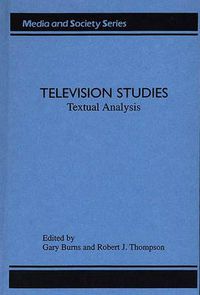 Cover image for Television Studies: Television Studies