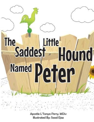 Cover image for The Saddest Little Hound Named Peter Coloring Book