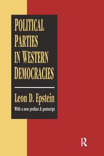 Cover image for Political Parties in Western Democracies