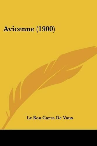 Cover image for Avicenne (1900)