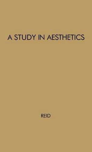 Cover image for A Study in Aesthetics.