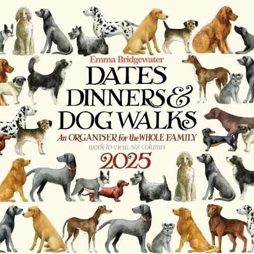 2025 Emma Bridgewater Dates Dinners & Dog Walks Wtv Planner Wall