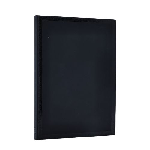 Cover image for Black Edition Bold (Black Edition) Midi Lined Softcover Flexi Journal (Elastic Band Closure)