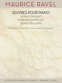 Cover image for OEuvres pour piano: EDition Originale