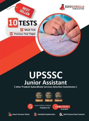 Cover image for UPSSSC Junior Assistant Exam 2023 (English Edition) - 7 Full Length Mock Tests and 3 Previous Year Papers (1200 Solved Questions) with Free Access to Online Tests