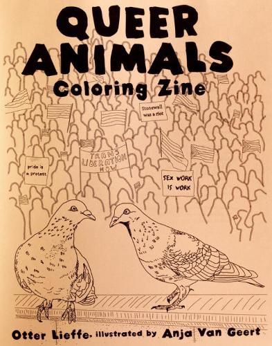 Cover image for Queer Animals Coloring Book