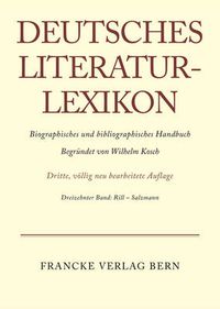 Cover image for Deutsches Literatur-Lexikon, Band 13, Rill - Salzmann