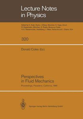 Cover image for Perspectives in Fluid Mechanics: Proceedings of a Symposium Held on the Occasion of the 70th Birthday of Hans Wolfgang Liepmann Pasadena, California, 10-12 January, 1985