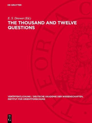 Cover image for The Thousand and Twelve Questions