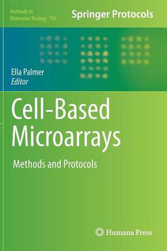 Cover image for Cell-Based Microarrays: Methods and Protocols