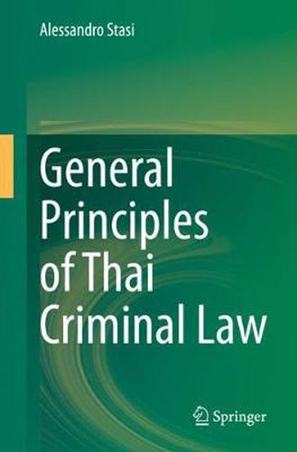 Cover image for General Principles of Thai Criminal Law