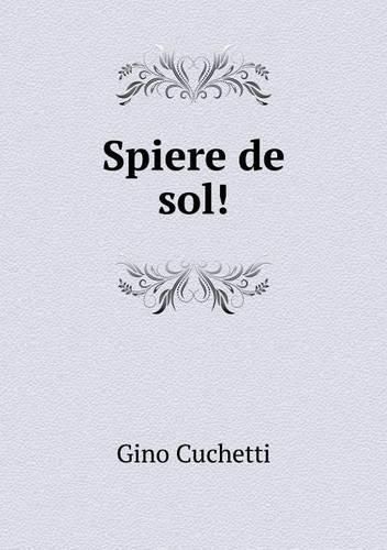 Cover image for Spiere de sol!