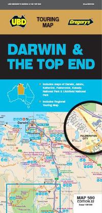 Cover image for Darwin & the Top End Map 590 22nd ed