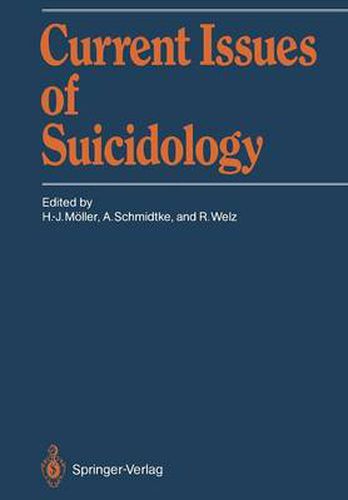 Current Issues of Suicidology