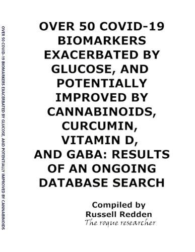 Cover image for Over 50 Covid-19 Biomarkers Exacerbated by Glucose, and Potentially Improved by Cannabinoids, Curcumin, Vitamin D, and Gaba