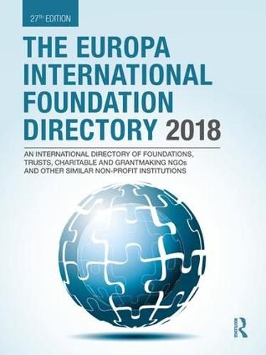 Cover image for The Europa International Foundation Directory 2018