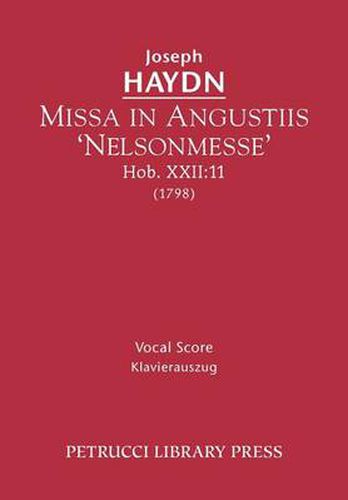 Cover image for Missa in Angustiis 'nelsonmesse', Hob.XXII: 11: Vocal Score
