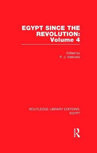 Cover image for Egypt Since the Revolution (RLE Egypt)