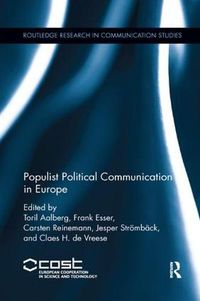 Cover image for Populist Political Communication in Europe