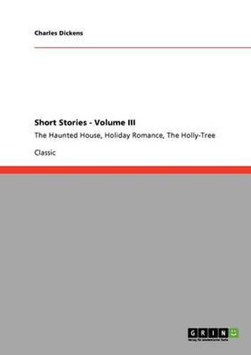 Cover image for Short Stories - Volume III