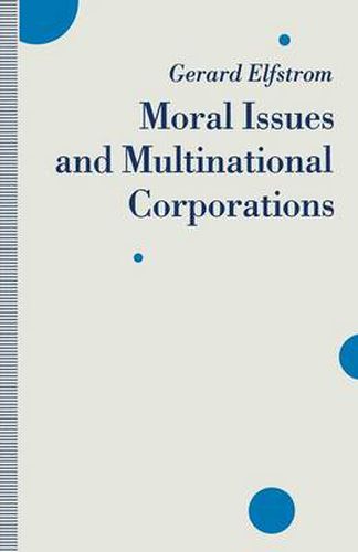 Cover image for Moral Issues and Multinational Corporations