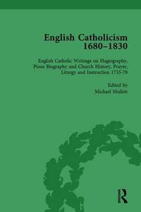 Cover image for English Catholicism, 1680-1830, vol 4