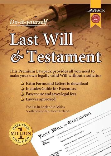 Cover image for Lawpack Premium Last Will & Testament DIY Kit