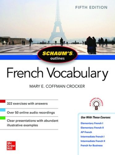 Cover image for Schaum's Outline of French Vocabulary, Fifth Edition