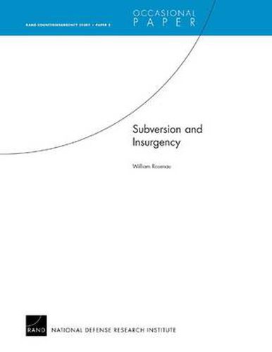 Cover image for Subversion and Insurgency