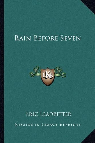 Cover image for Rain Before Seven