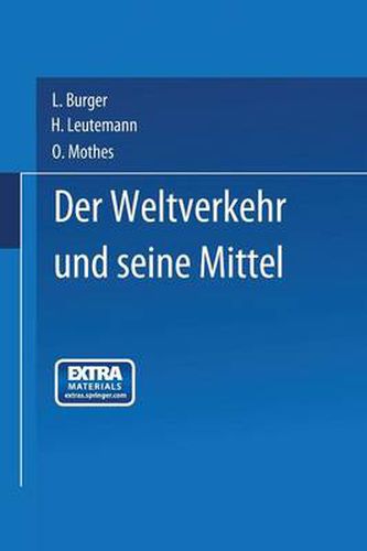 Cover image for Der Weltverkehr Und Seine Mittel