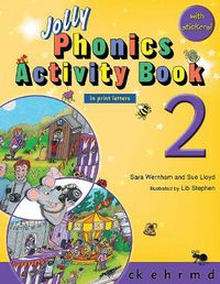 Cover image for Jolly Phonics Activity Book 2: In Print Letters (American English edition)