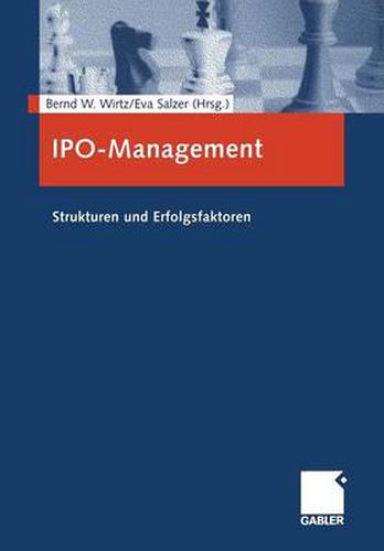 Cover image for IPO-Management: Strukturen und Erfolgsfaktoren