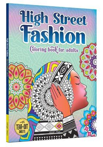 High Street Fashion Coloring Book for Adults