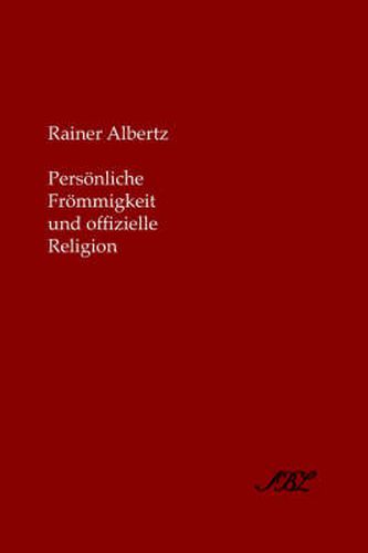 Cover image for Personliche Frommigkeit Und Offizielle Religion